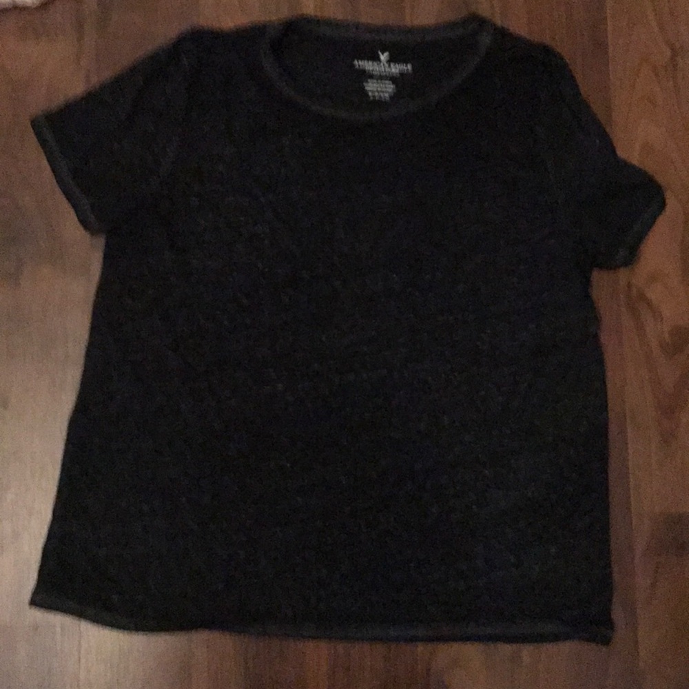 American eagle super soft cropped T